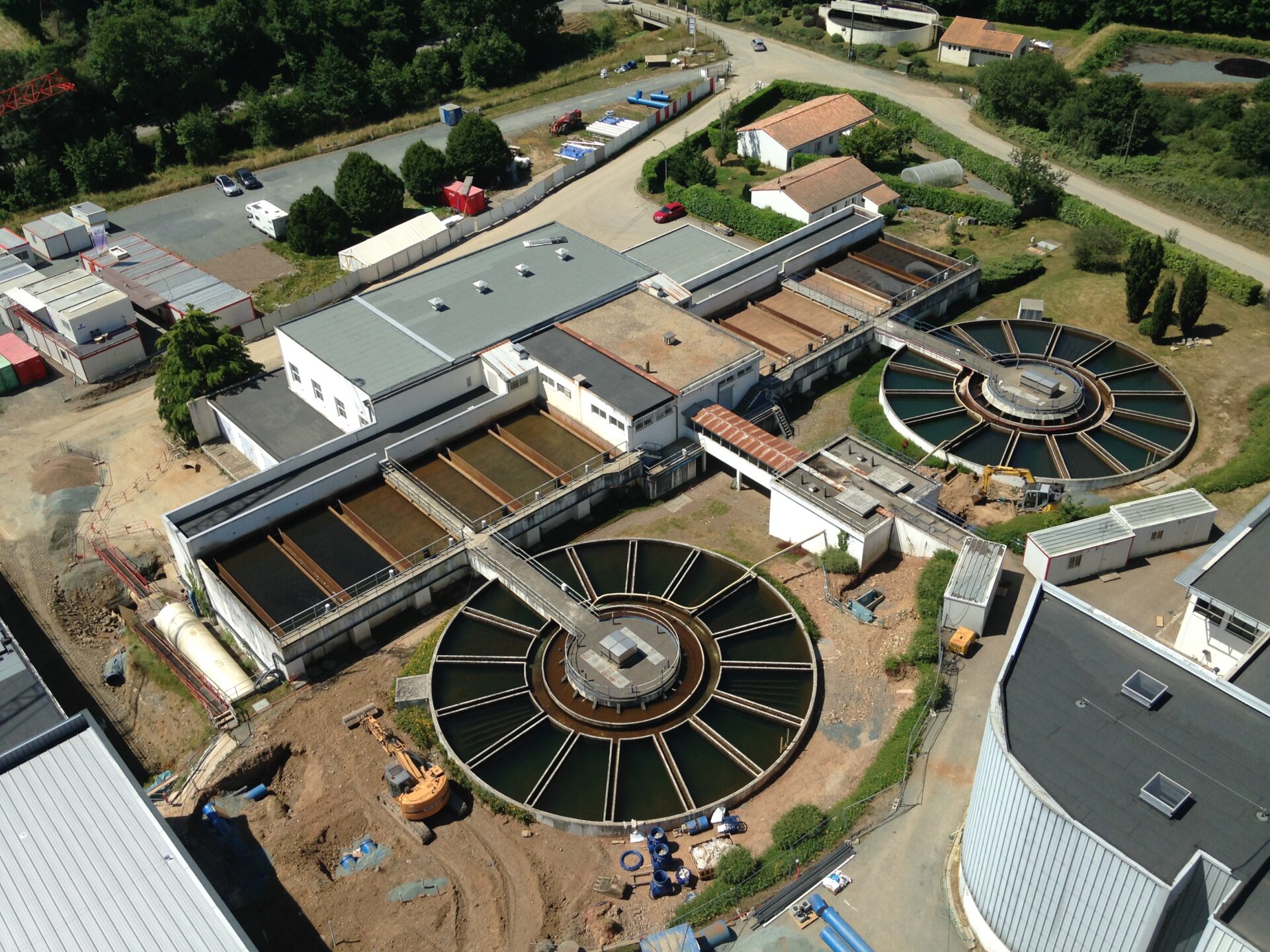 Usine production eau potable de Vierzon génie civil environnement EGDC Groupe GMR